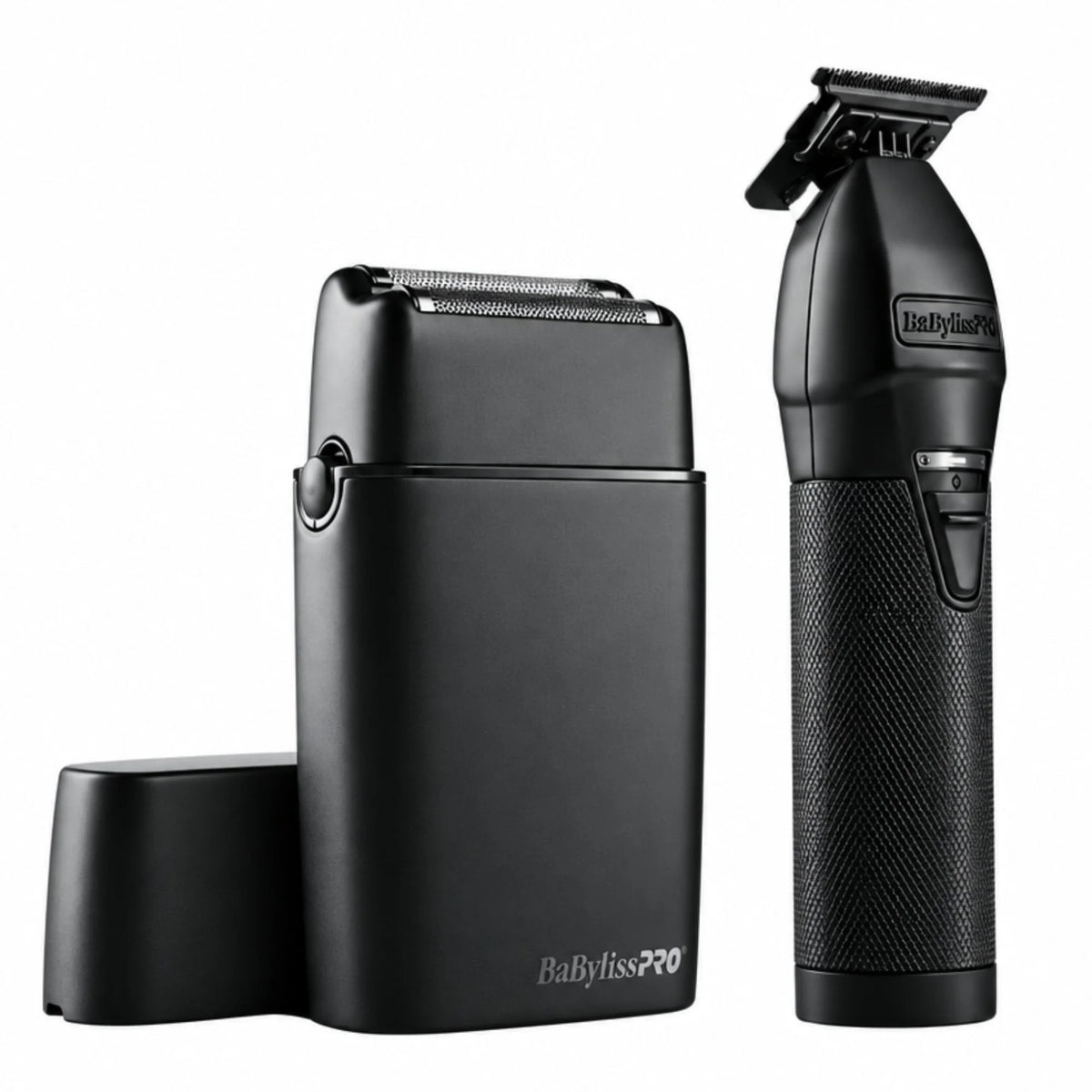 BaBylissPRO BlackFX Trimmer & Double-Foil Shaver Prepack #FXTSMBPK