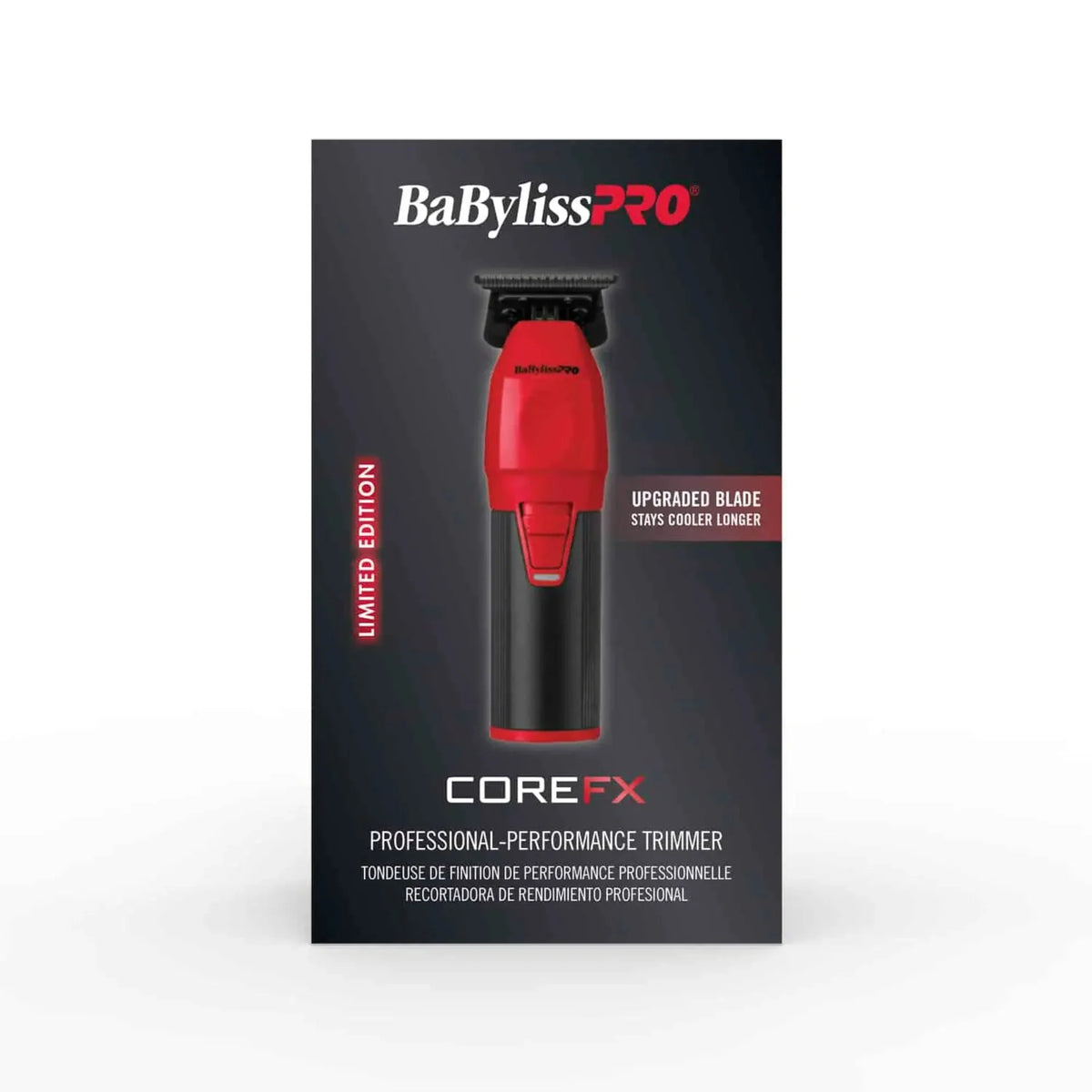 BaBylissPRO COREFX Professional Performance Red Trimmer