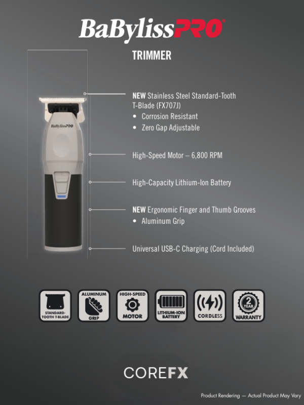 BaBylissPRO COREFX Trimmer #FX76