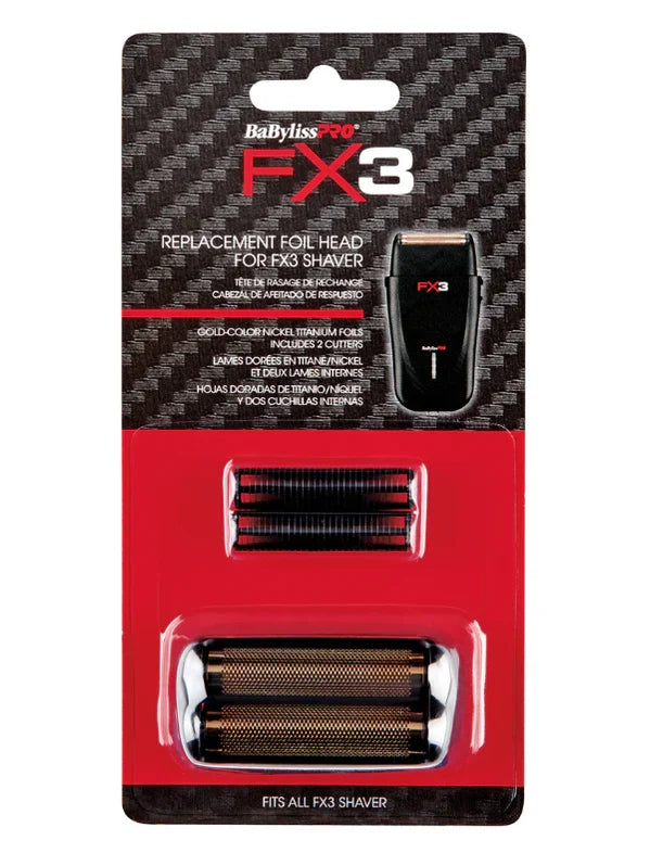 BaBylissPro FX3 Black Shaver Replacement Foil & Cutter #FXX3RFB