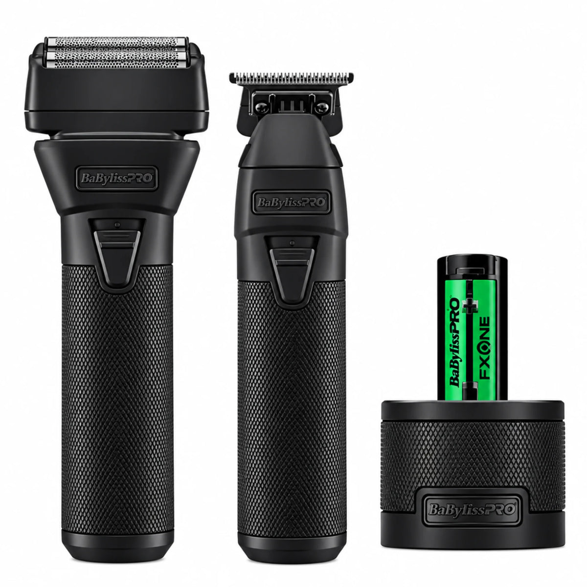 BaBylissPRO FXONE BLACKFX All-Metal Shaver & Trimmer Prepack #FX1FSTMBPK