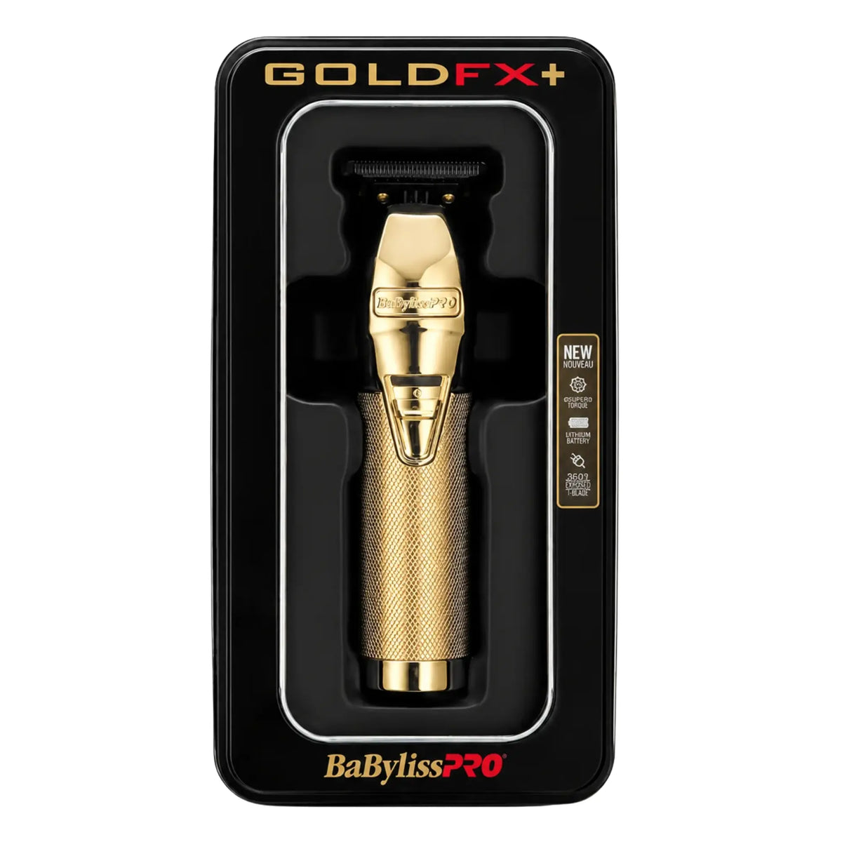 BaBylissPRO GOLDFX+ Nedic All-Metal Lithium Outlining Trimmer #FX787NG