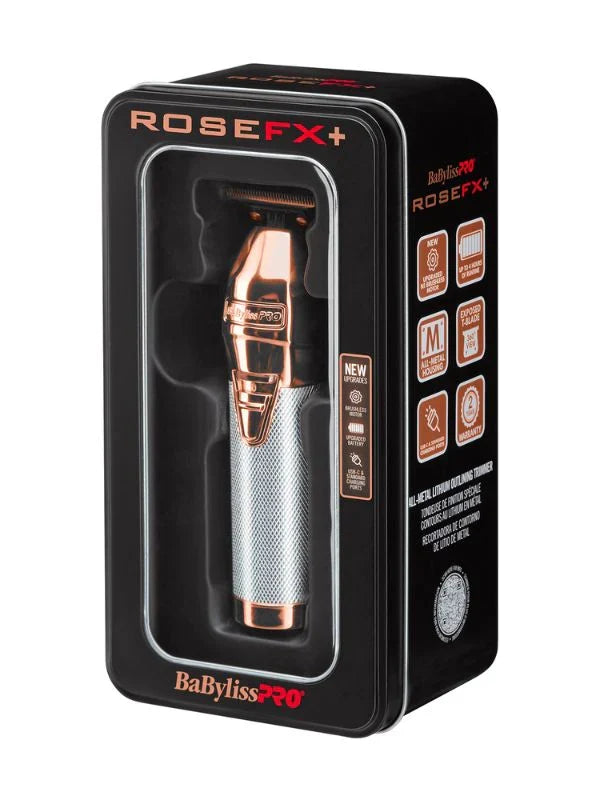 BaBylissPRO ROSEFX+ Nedic All-Metal Lithium Outlining Trimmer #FX787NRG
