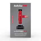 BaBylissPRO Limited Edition Red LO-PROFX Compact High-Performance Trimmer