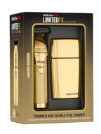 BaBylissPRO LimitedFX Gold Trimmer and Double Foil Shaver #FXDUOFS2TG
