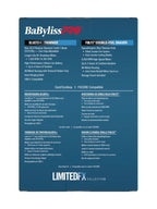 BaBylissPRO LimitedFX Black & Blue Trimmer & Double-Foil Shaver Prepack #FXDUOFS2TBL