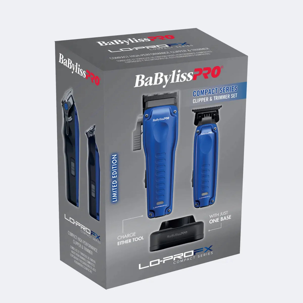 BaBylissPRO LO-PROFX Compact Series Clipper & Trimmer Prepack #FX8272PK