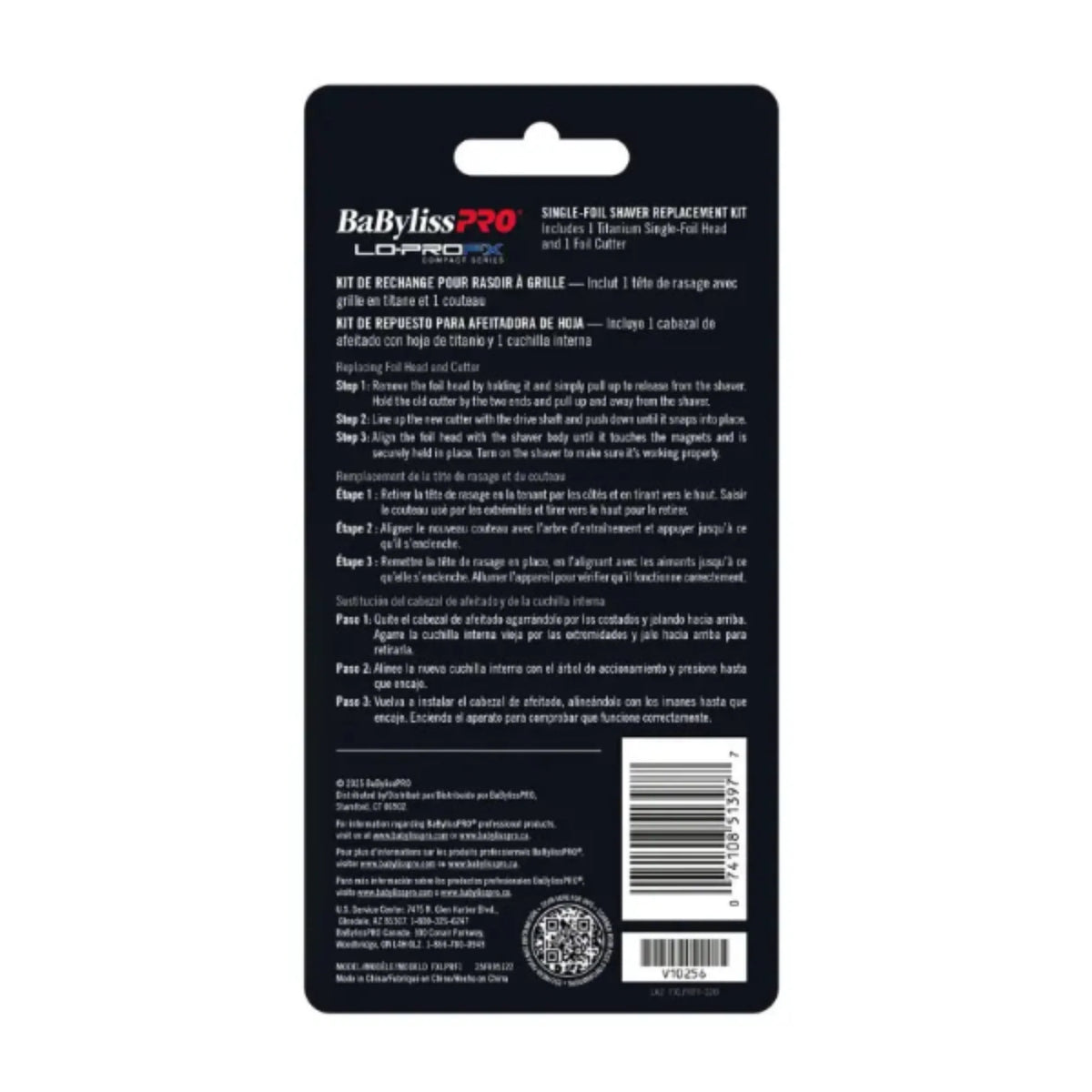 BaBylissPRO LO-PROFX Compact Series Replacement Foil & Cutter #FXLPRF1