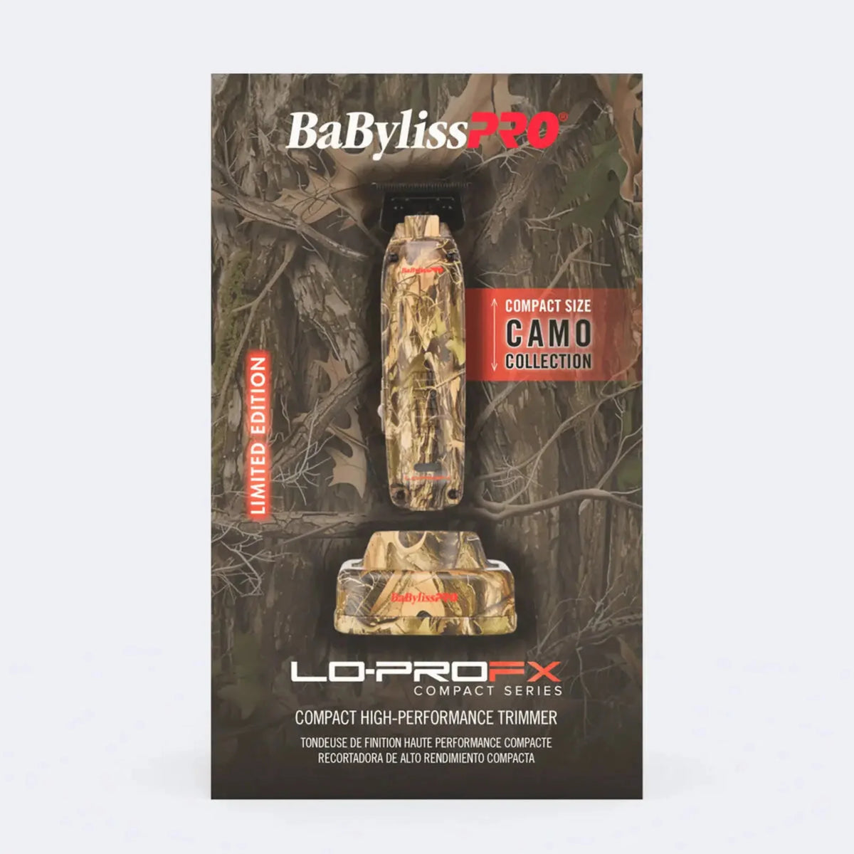 BaBylissPRO LO-PROFX Compact Series Trimmer – Camo Edition #FX72CAM