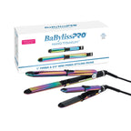 BaBylissPRO Nano Titanium Iridescent Prima3100 & Prima2000 Styling Irons Prepack