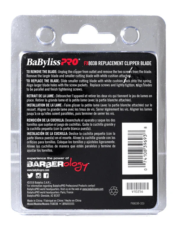 BaBylissPRO Replacement Clipper Blade Black Graphite #FX803B