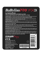 BaBylissPRO FX3 High-Torque DLC/Titanium Clipper Blade #FX903G