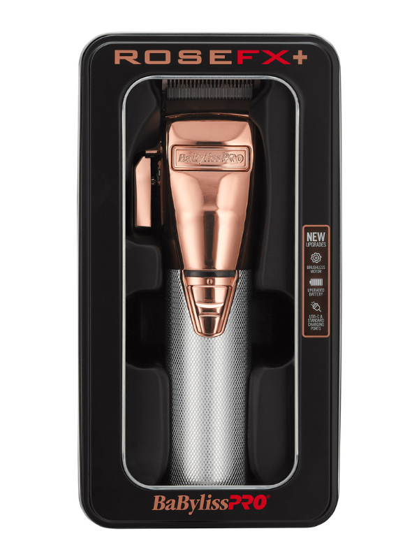 BaBylissPRO ROSEFX+ All-Metal Lithium Nedic Clipper #FX870NRG