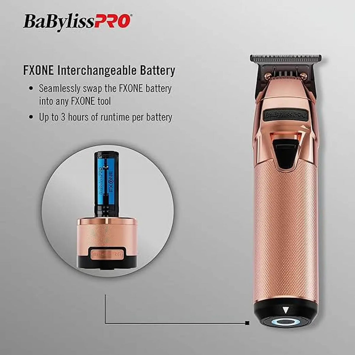 BabylissPRO FXONE ROSEFX Trimmer #FX799RG
