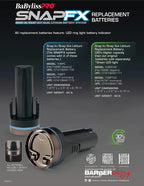BaBylissPRO SNAPFX Clipper Replacement Battery #FXBPC