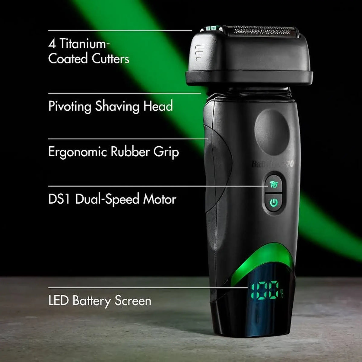 BaBylissPRO® x Tomb45 Wireless-Charging Double-Foil Shaver