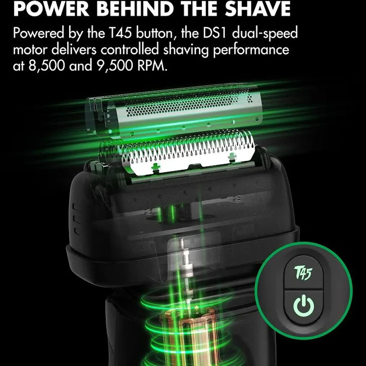 BaBylissPRO® x Tomb45 Wireless-Charging Double-Foil Shaver