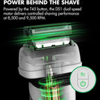 BaBylissPRO® x Tomb45 Wireless-Charging Double-Foil Shaver (White)