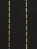 Barber Strong Cape Black with Gold Pinstripe