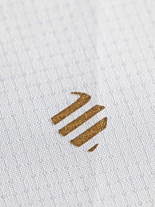 Barber Strong Cutting Cape White - Gold Shield