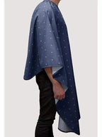 Barber Strong Cutting Cape - Shield Blue