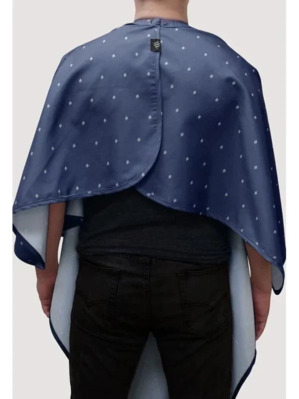 Barber Strong Cutting Cape - Shield Blue