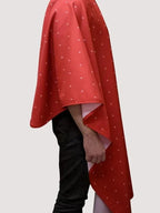 Barber Strong Cutting Cape - Shield Red