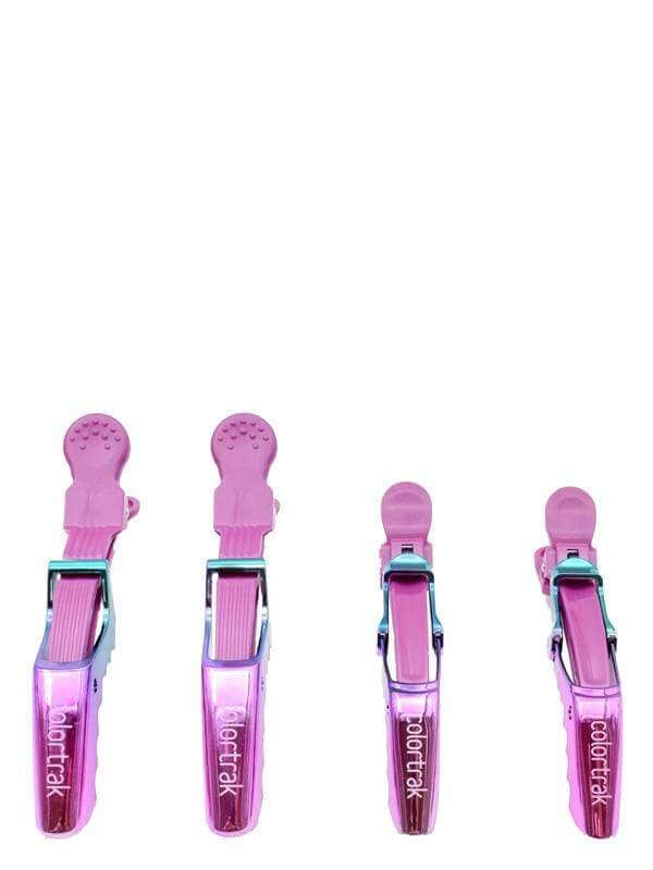 Colortrak Aurora Collection Croc Clips 4-pack