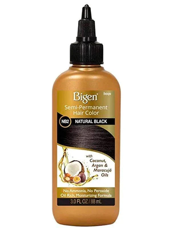 Bigen Semi-Permanent Hair Color - Natural Black - 3 oz