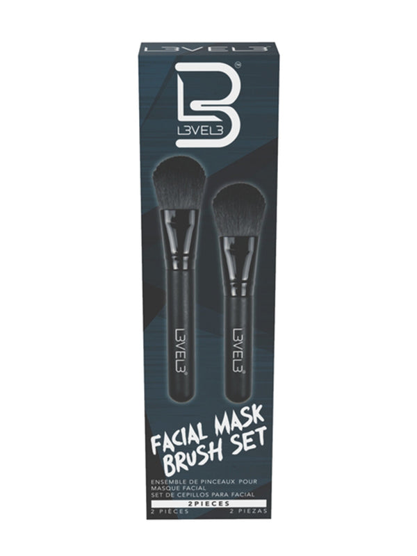 L3VEL3 Face Mask Brush Set 2pc #MKB010