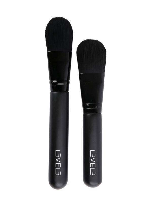 L3VEL3 Face Mask Brush Set 2pc #MKB010