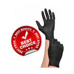 GripStrong Black Nitrile Gloves 100pcs