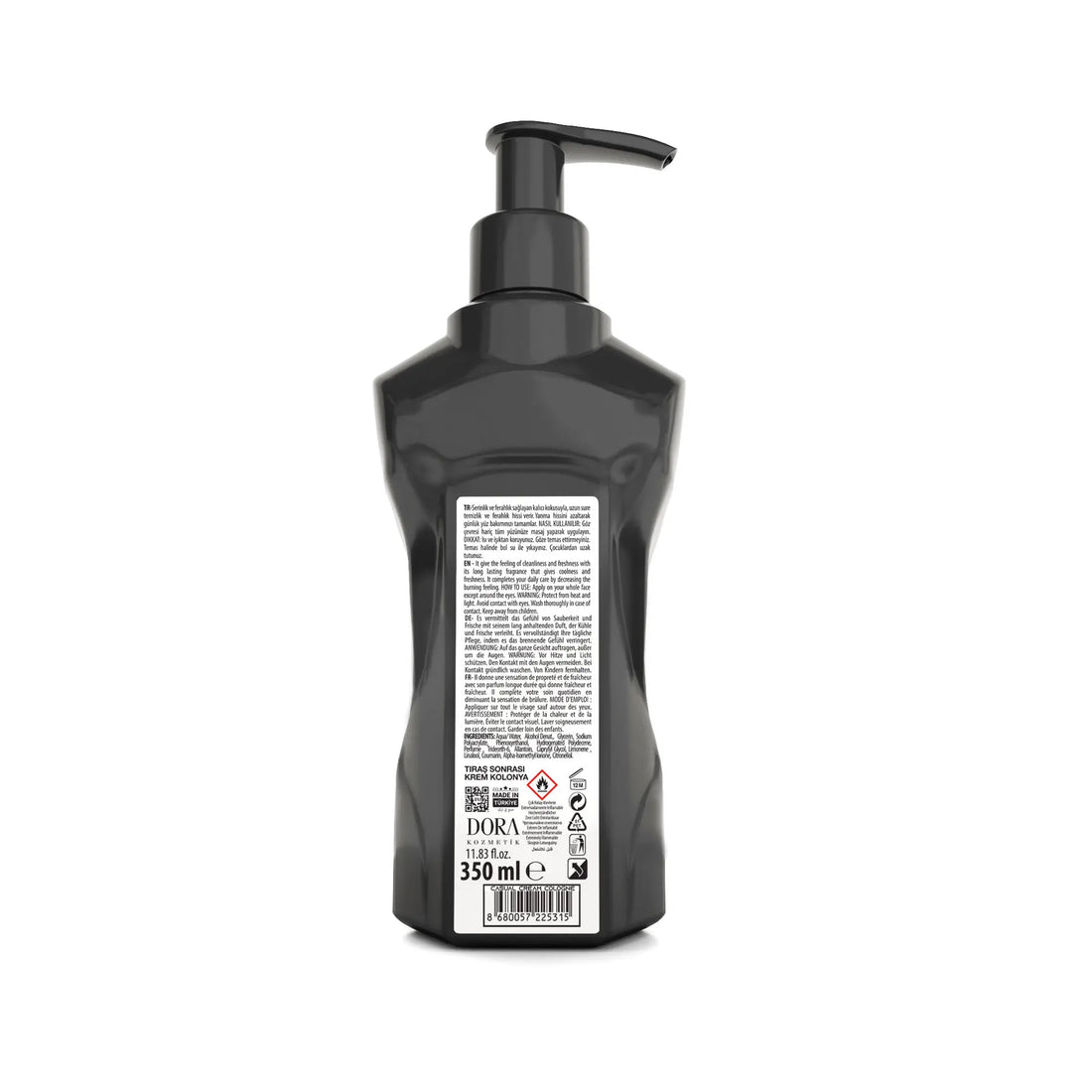 Black Red After Shave Cream Cologne -Casual 350ml