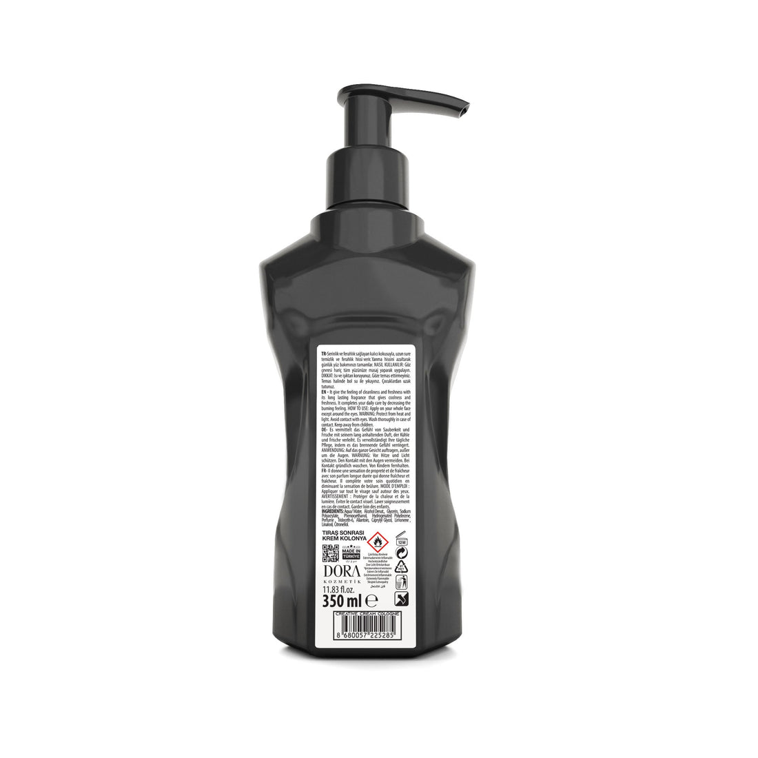 Black Red After Shave Cream Cologne -Creative 350ml