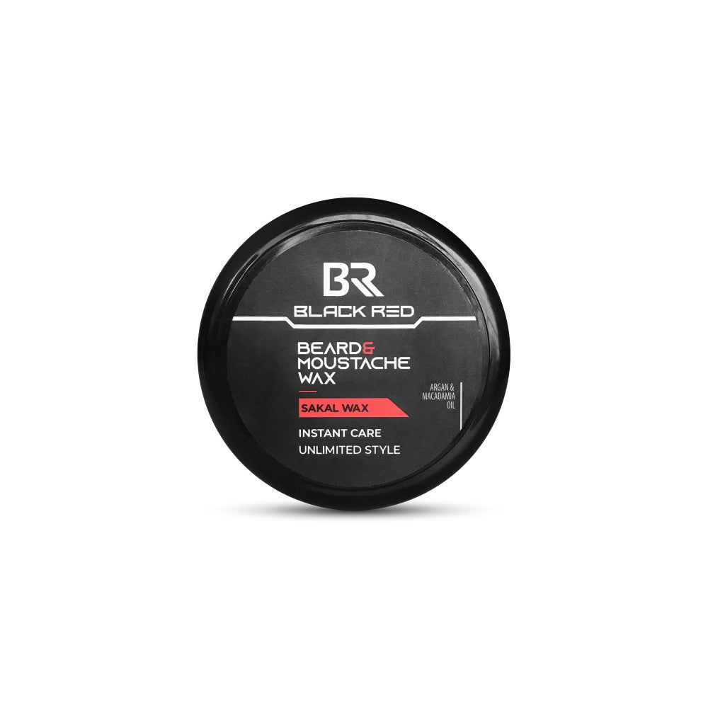 Black Red Beard Care Set