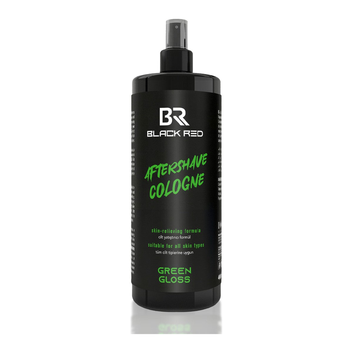 Black Red After Shave Cologne Green Gloss 400ml