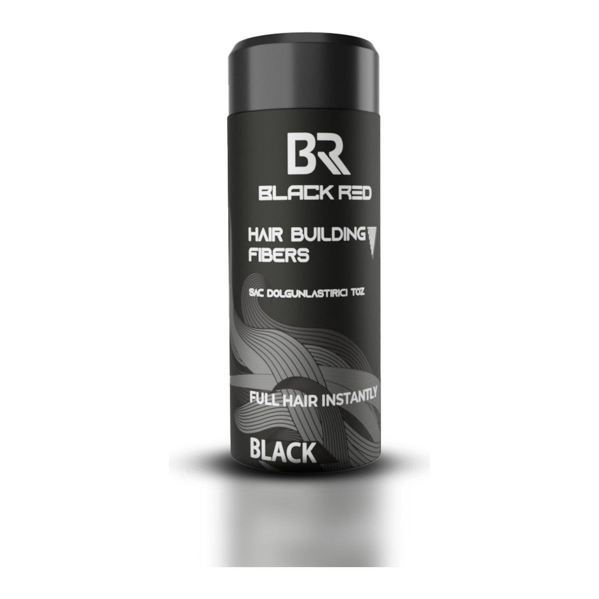 Black Red Hair Building Fibers 50g Black