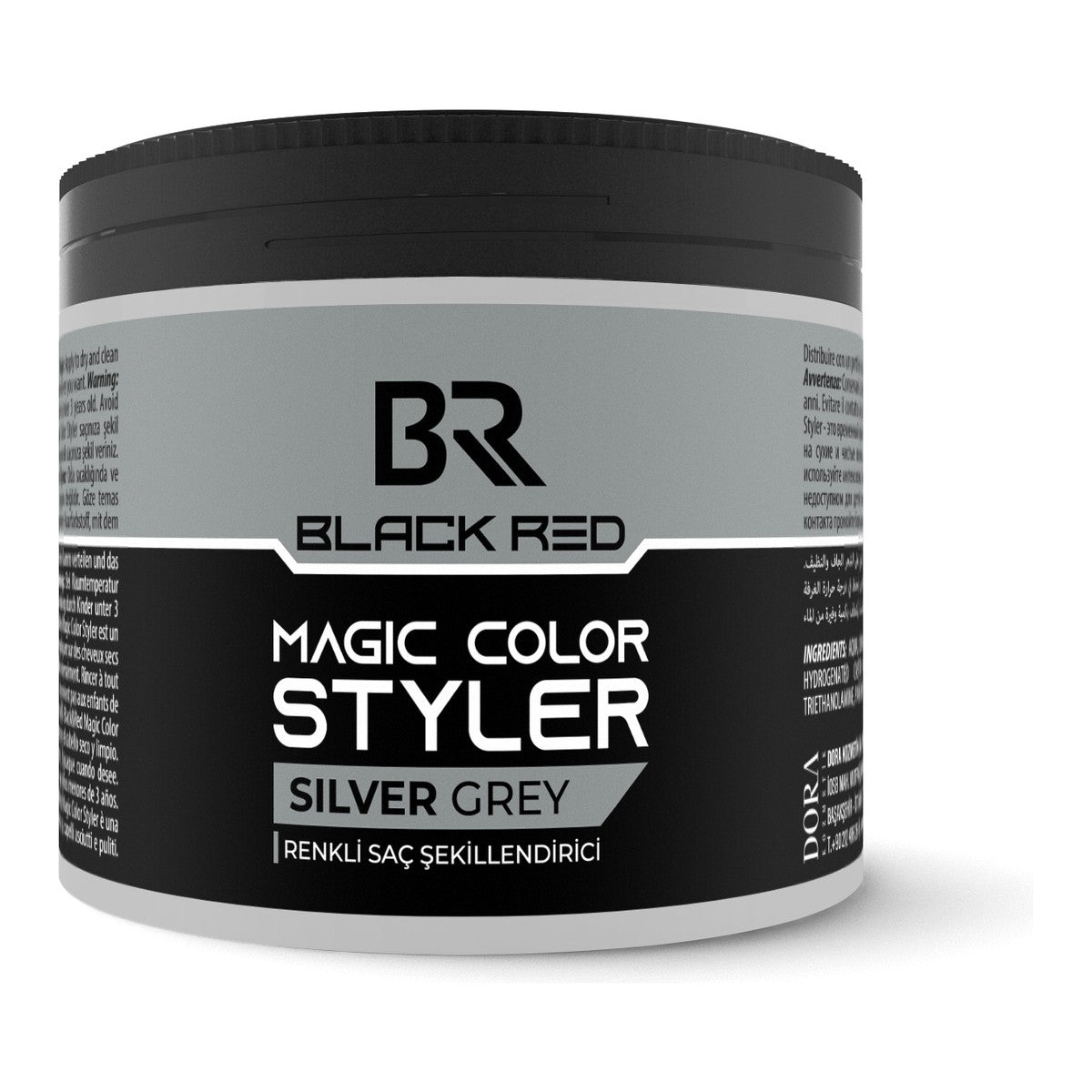 Black Red Magic Cream Hair Color Silver Grey 100ml