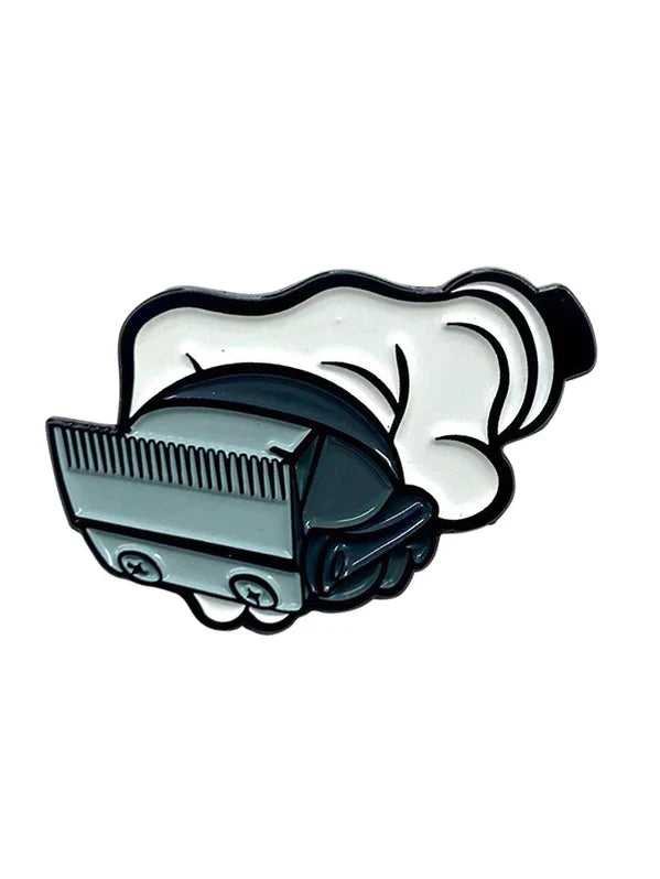 Blood Veins & Bandages Catching Fades Barber Pin