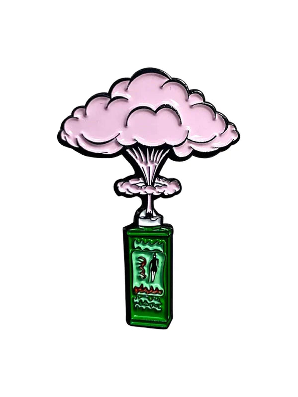 Blood Veins & Bandages Talc Bomb Barber Pin