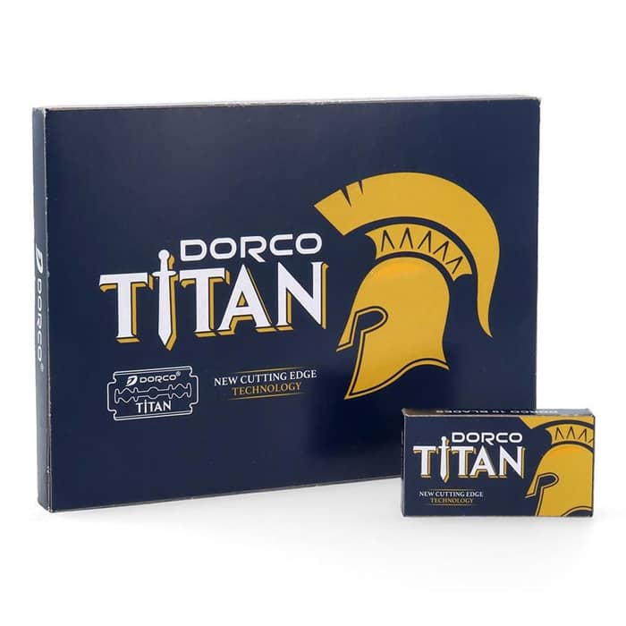 Dorco Titan Double Edge Razor Blades Trade Carton, 95 + 5 Free Boxes