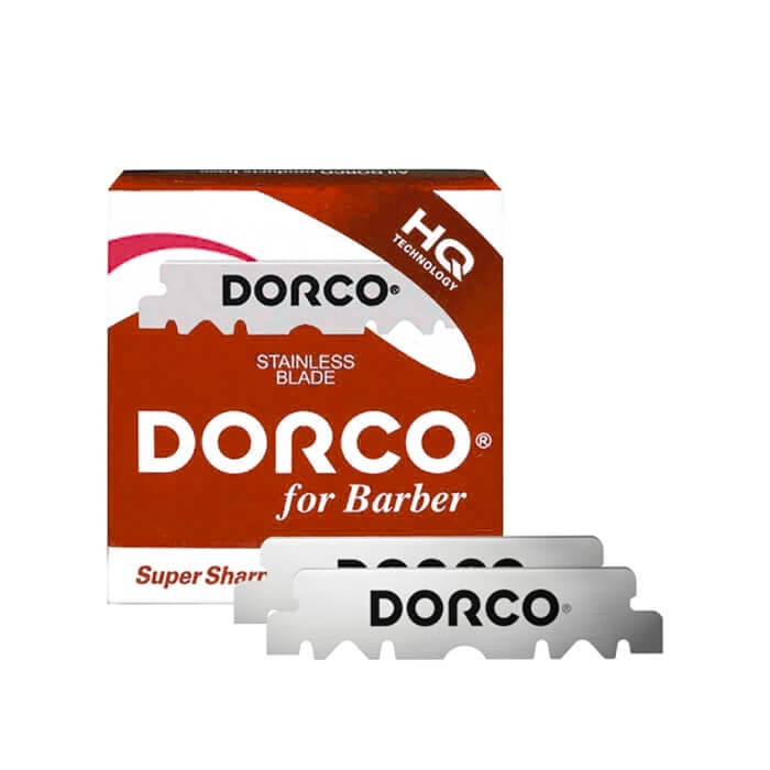 Dorco Prime Red Japanese Steel Single Edge Razor Blades Trade Carton, 48 + 2 Free Boxes
