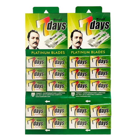 Treet 7 Days Double Edge Razor Blades