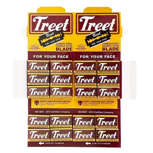 Treet Carbon Steel Double Edge Razor Blades