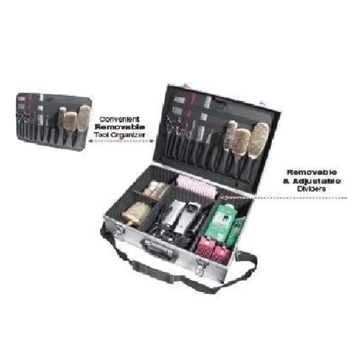 Burmax City Lights Barber Case metal