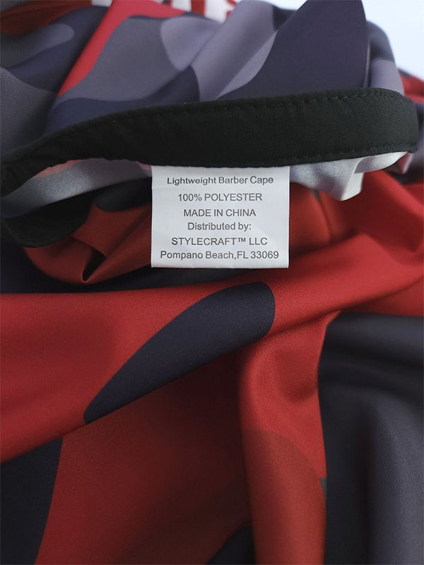 StyleCraft Cutting Cape - Red/Gray
