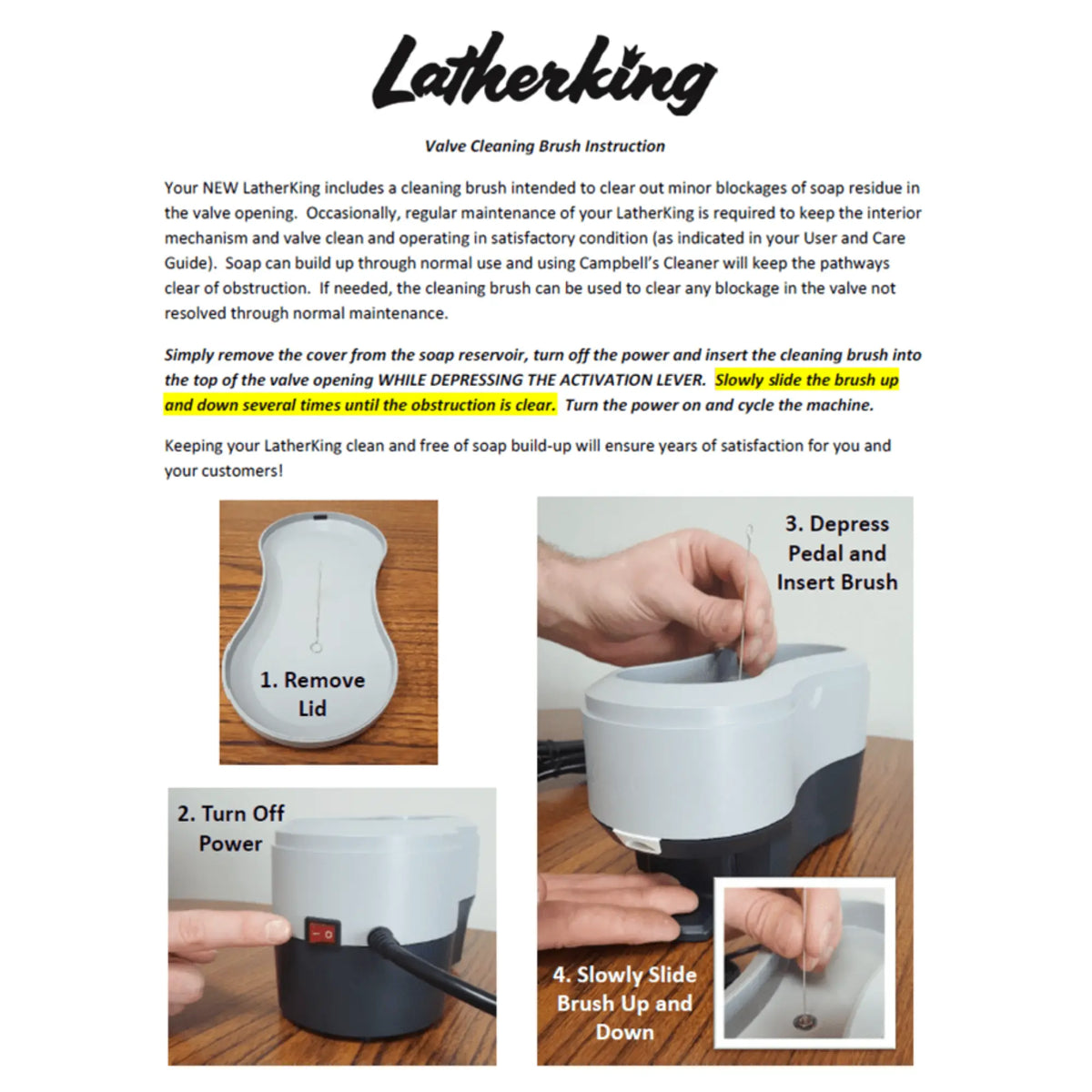 Campbell's Latherking Hot Lather Machine