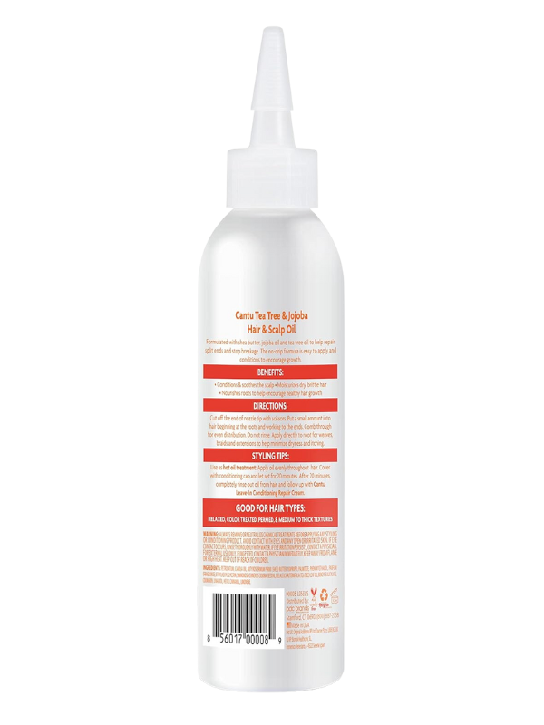 Cantu Shea Butter Tea Tree & Jojoba Hair & Scalp Oil 6oz