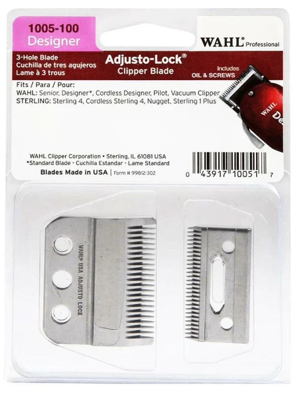 Wahl Adjusto-Lock Designer Clipper Blade #1005-100
