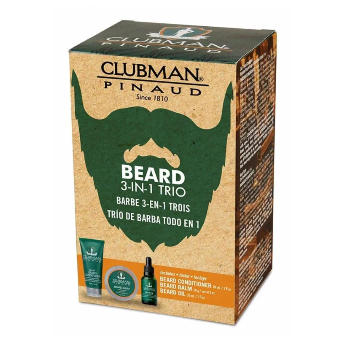 Clubman Beard 3 Piece Kit #27953